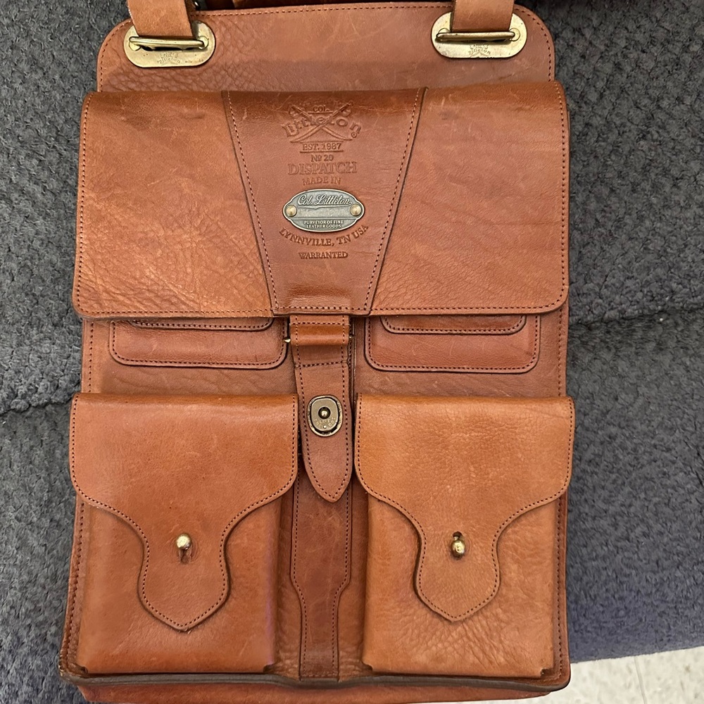 Col Littleton Leather No. 20 Dispatch Bag